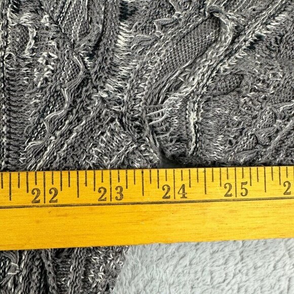 Vintage Coogi Australia Knit Grey Sweater Men's Size Large - Picture 6 of 13